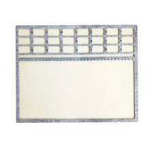 毛毡串珠垫（大号、中号、小号） - 配有镊子和珠宝勺，串珠垫带有厘米和字母刻度，坚固耐用（提供大号、中号、小号三种尺寸），适用于珠宝制作和串珠