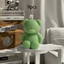 30/20/9/4pcs Cute Mini Bear Smokeless Scented Candle, Perfumed Bedroom, Long-Lasting Household, Female Birthday Gift, DIY Handmade Scented Candle, Ins Home Bedroom Decoration, Hand Gift Scented Candle, Baby Christening Gifts, Christmas Gifts, Luxury Decor, Decorative Candles, Gifts For Women, Wedding Favor Scented Candles, Christmas Gifts For Her - Multicolor - View 19