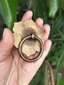 Antique Bronze Brass Drawer Pulls, Backplate Style Handles, Dresser Pulls, Kitchen Cabinet Door Knobs, Room Decor, Christmas Decor, Home Decor, Screws Included - Multicolor - View 10