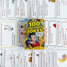 100张午餐盒恶作剧创意互动桌面游戏卡片，真心话大冒险问答系列游戏道具，畅销情侣游戏卡片，游戏之夜的完美之选，适合约会、旅行，趣味圣诞节和情人节礼物 - 彩色 - 查看 5