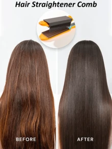 1pc Hair Straightener Accessories - Self-Adhesive Flat Iron Brush, High Temp Resistant Carbon Fiber, Portable Styling Tool For Salon & Home Use,Hair,Travel,Hair Products,Hair Tools,Hair Stuff,Barber,Barber Accessories,Barbershop,Hairdressing Equipment