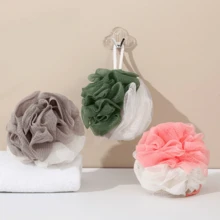 Bath Shower Loofah Sponge Bath Mesh Pouf Shower Ball Body Scrubber Exfoliating Bath Sponge For Women And Men (Large-45G) - 顏色隨機 - 查看 7