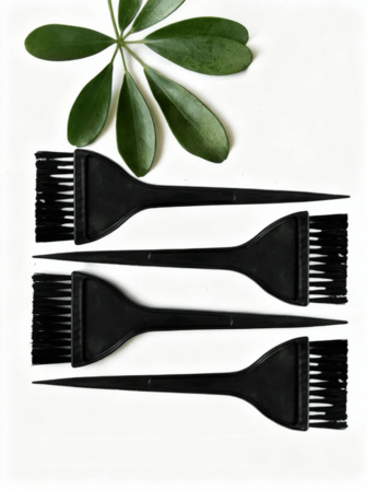 4pcs Hair Coloring Brush Set, Soft Hair Dye Brushes, Salon Hair Care Tools