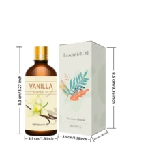 10/30/100ml Plant-Based Vanilla Essential Oil, Suitable For Humidifiers, Aromatherapy And Massage, Freshens Air And Removes Odors, Natural Fresh Scent - Vanilla Essential Oil - View 4
