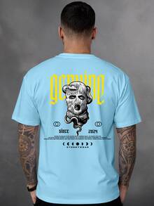 Men T-Shirts - Màu xanh nhạt - Xem 1