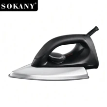 SOKANY 11010 Electric Iron, Clothing Wrinkle Remover, 1500W High Power, Fast Heating, Multi-Temperature Control, Free Switching. LED Display Screen, Easy Adjustment. Ceramic Soleplate, Easily Ironing Collars, Buttons And Other Small Areas. Suitable For Home Use And An Ideal Choice For Business Professionals. - EU F Type Plug(220-240V) - View 5