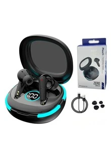 Plus50 Deep Bass Bluetooth Headphones With LED Display, Smart Touch, USB-C, 80h Battery Life And Noise Cancellation - Màu sắc ngẫu nhiên - Xem 4