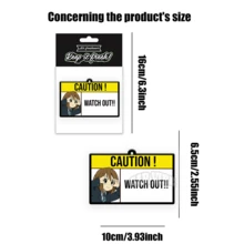 Design von Anime-Warnschildern "SEI EIN GUTER FAHRER", Auto-Lufterfrischer - Hängende Rückspiegel-Dufttabletten, coole Auto-Dekoration, papierbasierter Fahrzeug-Lufterfrischer-Kombisatz mit verschiedenen Designs, Geschenk für Freunde