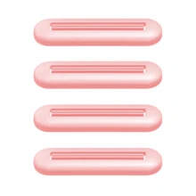 2/4pcs Toothpaste Tube Squeezer, Toothpaste Tube Clamp, Manual Toothpaste Dispenser, Multifunctional Facial Cleanser Dispenser, Bathroom Accessories