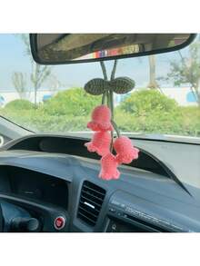 Easypie Selection 1 Stück gewebter Blumen Dekor Auto Hängedekoration