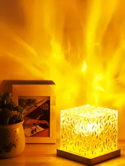 1PC LED Night Light Projector - USB Powered With Remote Control, Colorful Changing Light Show, Great For Bedroom Decoration, Party And Holiday Unique Gift Idea, Light Projector For Bedroom