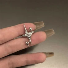 VKHK 3pcs/Set Women Zirconia Star Decor Open Ring Set, Suitable For Daily Wear - Ring Set - View 2