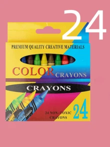24/12/8/6/Ensemble de crayons de couleur et de pastels à l'huile, fournitures d'art non tachantes, matériel de dessin pour la maternelle - Couleurs vives et sûres pour la peinture créative des enfants, idéal pour l'éducation artistique précoce et les projets d'artisanat manuels des tout-petits. - Multicolore - Voir 11
