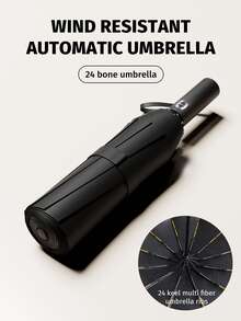 Automatic Folding Large High-Quality Umbrella Rainproof And Windproof Strong Umbrella Family Entertainment Outdoor Rainproof And Sunscreen Dual-Use Parasol (Fabric Cover, Rib Color, And English Letter Pattern Design Randomly Assorted) Boy Valentine Heart Valentine