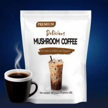 Mushroom Coffee, 11 Mushrooms Plus Adaptogens & Probiotics, With Lion's Mane, Chaga, Reishi, Cordyceps Complex, Instant Coffee For Focus, Energy, Gut, Digestion, Immunity - Multicolor - View 1