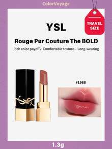 YSL 亮泽哑光唇膏 No.12 复古红棕色 / No.1968 焦糖橙棕色 (1.3g) - #1968 - 查看 1