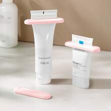 2/4pcs Toothpaste Tube Squeezer, Toothpaste Tube Clamp, Manual Toothpaste Dispenser, Multifunctional Facial Cleanser Dispenser, Bathroom Accessories