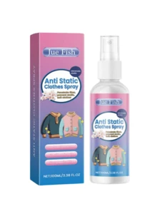 Anti-Static Spray 100ml Clothes Antistatic Agent Hair Antistatic Clothes Softener Portable. - Multicolor - View 12