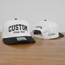 Casquettes brodées personnalisées, casquettes de papa personnalisées, casquettes à texte personnalisé, casquettes de maman, casquettes de fête célibataire, casquettes de baseball bicolores, casquettes brodées à texte inversé personnalisé, organisateur de voyage, cadeau personnalisé pour papa, idées de cadeaux - Multicolore - Voir 8