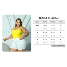 PLUS SIZE BENGALINE CROPPED TOP WITH STRAPS AND POINT DETAIL - 黃色 - 查看 5