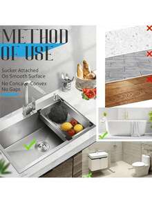 1个硅胶毛发收集器兼浴缸/淋浴排水塞 - 防止堵塞和异味 - 彩色 - 查看 6