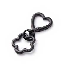 5 chiếc móc khóa hoa, móc xoay, kẹp chó, thích hợp để tự làm dây treo, móc khóa kim loại, kẹp lò xo hình kim loại, móc khóa carabiner, móc chìa khóa, kẹp túi, kẹp dây xích chó, quà tặng Giáng sinh, phụ kiện điện thoại - Súng kim loại - Xem 7