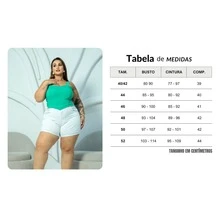PLUS SIZE BENGALINE CROPPED TOP WITH STRAP AND POINT DETAIL - Verde Jade - 查看 5