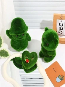 3pcs Cute Bear With Heart Decor, Suitable For Garden, Yard, Living Room, Bedroom, Mother's Day Gift For Family And Friends - Multicolor - View 8