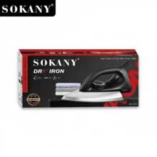 SOKANY 11010 Electric Iron, Clothing Wrinkle Remover, 1500W High Power, Fast Heating, Multi-Temperature Control, Free Switching. LED Display Screen, Easy Adjustment. Ceramic Soleplate, Easily Ironing Collars, Buttons And Other Small Areas. Suitable For Home Use And An Ideal Choice For Business Professionals. - EU F Type Plug(220-240V) - View 6