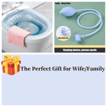 Kąpiel nasiadowa na hemoroidy, opieka poporodowa, ulga w okolicy krocza, nierozkładana wanna do karmienia piersią, deska sedesowa z haczykami, wanna z bidetem, niezbędne akcesoria po porodzie, leczenie hemoroidów, pasuje do każdej deski sedesowej Łazienka Akcesoria łazienkowe Narzędzia łazienkowe