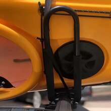 Kayak Rack Canoe Roof Luggage Rack Car Universal Luggage Rack 2-Pack - 2 PCs Black - View 3