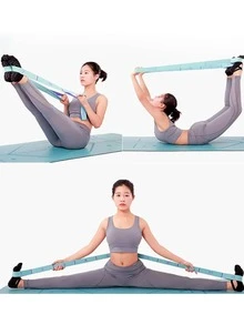 LINGPENG Correa de estiramiento multifuncional de 11 bucles, banda de estiramiento para baile latino, corrección de postura, correa de estiramiento elástica numerada - Multicolor - Ver 6