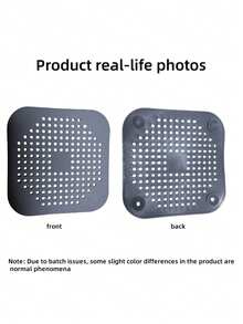 1个硅胶毛发收集器兼浴缸/淋浴排水塞 - 防止堵塞和异味 - 彩色 - 查看 8