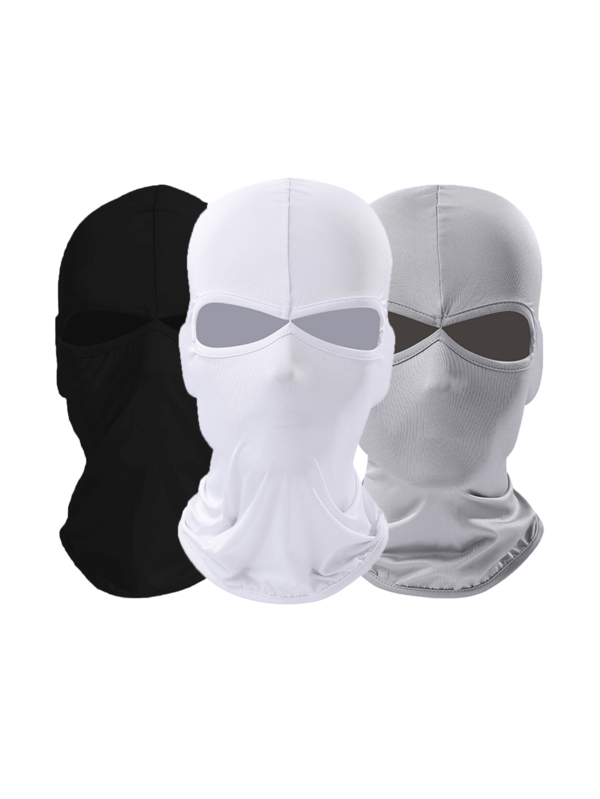 1/2/3 قطعة قبعة بلاكلافا يمكن ارتداؤها من الجنسين، قناع وجه واقي من الشمس قابل للتنفس، مناسب للأنشطة الخارجية اليومية مثل ركوب الدراجات والتنزه والتسلق