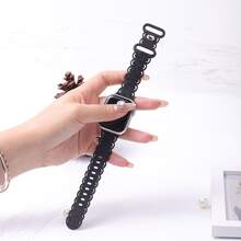 1pc Flower Pattern Silicone Watchband Compatible With Apple Watch Series 11 Band 41/40/44/45mm/42mmS11/42mmS10/38/46/49mm Women/Men,Soft Skin-Well Bracelet Correas Adjustable Wristbands Compatible With Iwatch Series 11/10/9/8/7/6/5/4/3/SE 3/Ultra 3 Smartwatch Accessory