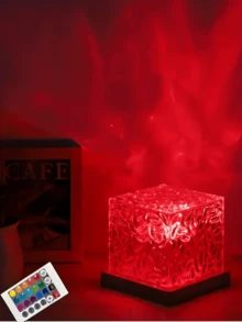 1PC LED Night Light Projector - USB Powered With Remote Control, Colorful Changing Light Show, Great For Bedroom Decoration, Party And Holiday Unique Gift Idea, Light Projector For Bedroom - Multicolor - View 8