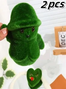 3pcs Cute Bear With Heart Decor, Suitable For Garden, Yard, Living Room, Bedroom, Mother's Day Gift For Family And Friends - Multicolor - View 5