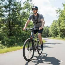 LEATVOOK Adjustable Chest Mount Phone Holder Harness - Compatible With IPhone, GoPro, Insta360, Action Cameras - Black Padded Design For Biking, Kayaking, Fishing, Skateboarding POV/VLOG Recording, Adventure Gear | Sleek Black Design | Durable Buckles, Bike Phone Holder Mount. Best Mother's Day And Valentine's Day Gifts. - 黑色 - 查看 3