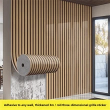 1 Rotolo di pannelli murali autoadesivi 3D spessi, adesivo in PVC impermeabile e resistente agli oli, carta da parati rimovibile senza lasciare residui, carta da parati 3D spessa con rivestimento in vinile, decorazione murale testurizzata, miglioramento della casa, pittura e carta da parati per decorazione murale, carta da parati per decorazione della camera da letto