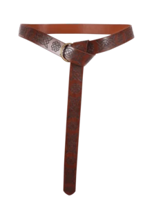 1pc Black/Brown Renaissance Belt Medieval Viking Belt PU Leather Belt Festival Halloween Costume Accessories Prop