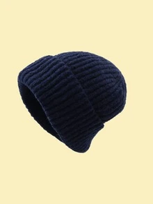 1pc Children's Knitted Hat, Warm And Windproof For Autumn/Winter, Thick And High Quality, Suitable For Boys And Girls Outdoor Play - 1PC - View 20