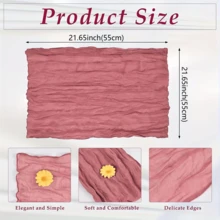 6 paquetes de servilletas de gasa de 20"X20" color verde salvia, servilletas de gasa rústicas a granel para decoración de mesa de cena para boda, despedida de soltera, baby shower y fiestas