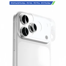 2025 New, Suitable For IPhone 17 Pro Max/17 Pro Screen Protector, Matte Back Film, Lens Film And Lens Protector Set, Ultra-Thin 0.15mm | Anti-Scratch/Fingerprint | Easy To Install | Compatible With Phone Case - Clear - View 8
