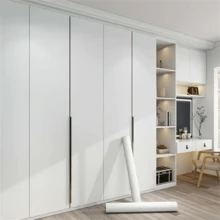 1 Roll Of Self-Adhesive Wallpaper, 3D Thickened Ceiling Wallpaper, Peel And Paste, Waterproof Movable Living Room, Kitchen, Bedroom, Dormitory Wallpaper, Furniture Renovation Wallpaper, Aesthetic Wallpaper Wall Art Vinyl Wrap Wall Decoration Wall Paper Wall Stickers Room Decor Bedroom Decor - White - View 3