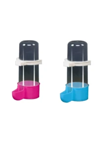 1 Pet Bird Automatic Water Feeder Parrot Pearl Bird Kettle Large Bird Feeder With Buckle Automatic Water Feeder, Bird Automatic Water Feeder, Millet Box, Parrot Water Drinker, Kettle Bird Supplies, Dual-Purpose, Drinking Water And Feeding, Automatic Water Feeder. - White - View 19