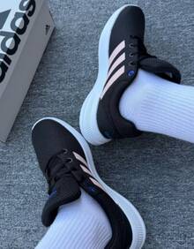 Adidas Neo Lite Racer Cln 2.0 Comfortable And Versatile Low-Top Casual Shoes CY Unisex Black And Pink - Black Pink - View 3