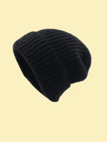 1pc Children's Knitted Hat, Warm And Windproof For Autumn/Winter, Thick And High Quality, Suitable For Boys And Girls Outdoor Play - 1PC - View 18