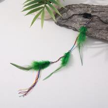 人造羽毛波西米亚风流苏发夹，带按扣，适合女性日常佩戴，发饰，发夹，发爪夹，发卡，学习用品，头部饰品，发卡 - 彩色 - 查看 26