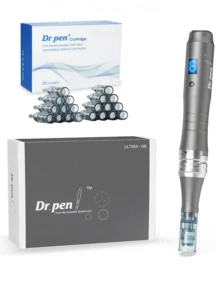 1pc Dr-Pen Ultima M8 Professional Microneedling Pen With 2 Cartridges-16 Pins/20 Cartridges For Dr.Pen M7S/M8,USB Rechargeable Derma Stamp Pen, Skin Care Tool For Face And Body Skin Care Tool Kits For Women Men - Multicolor - View 8