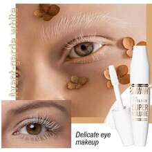 White Base Mascara With Lengthening And Volume Effect, Long-Lasting Waterproof - Prolongs The Duration Of Your Makeup - White - View 6
